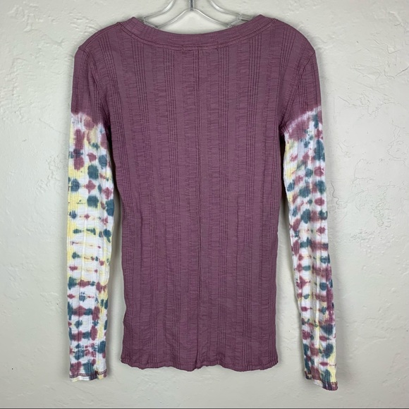 SOLDFree People Big Sur Tie Dye Top Misty Mountain - Picture 7 of 8